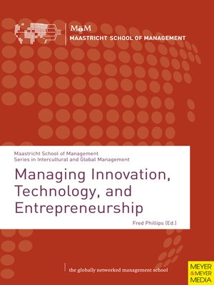 cover image of Managing Innovation, Technology, and Entrepreneurship